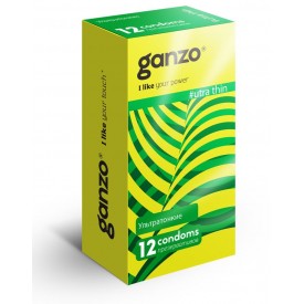 Ультратонкие презервативы Ganzo Ultra thin - 12 шт.